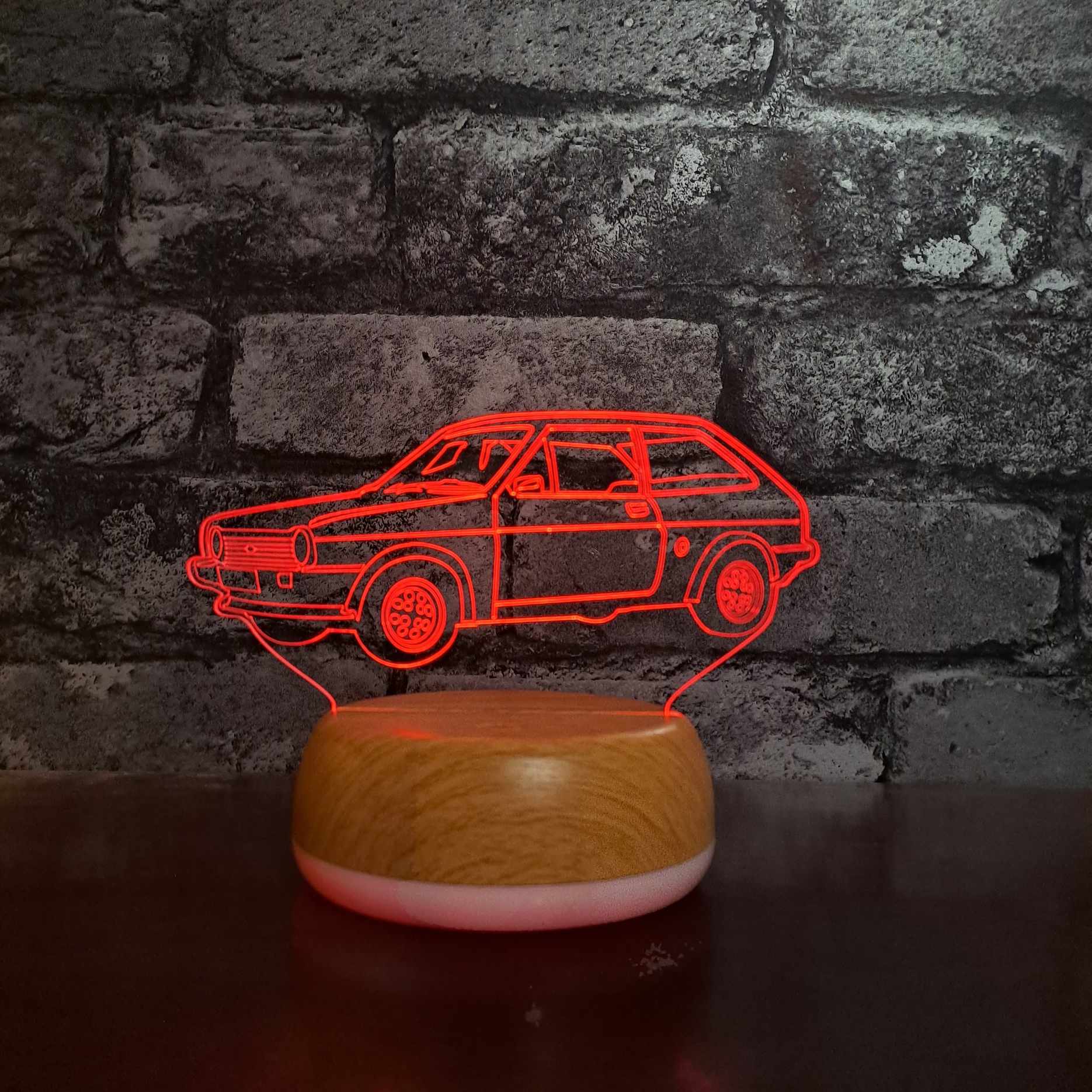 Fiesta MK1 LED Lamp Night LightÂ  Night Light Stock Car & Banger Toy Tracks