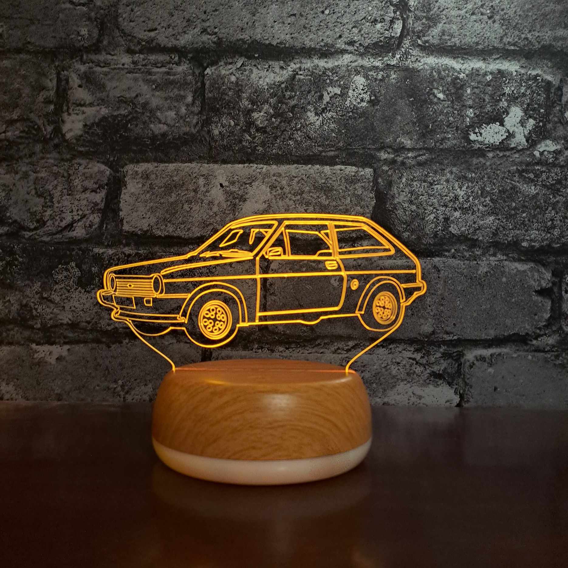 Fiesta MK1 LED Lamp Night LightÂ  Night Light Stock Car & Banger Toy Tracks