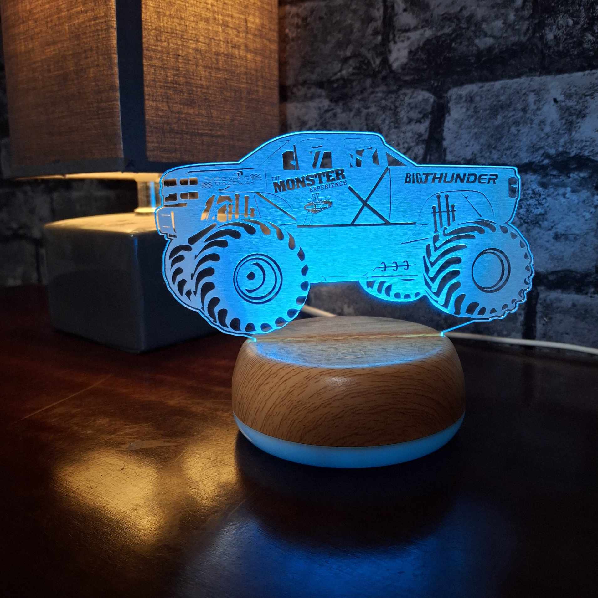 Big Thunder SkegVegas Monster Truck LED Lamp Night LightÂ  Night Light Stock Car & Banger Toy Tracks