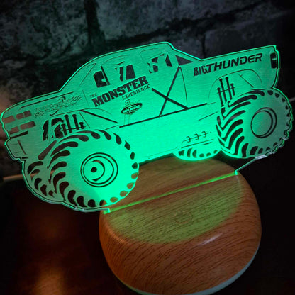 Big Thunder SkegVegas Monster Truck LED Lamp Night LightÂ  Night Light Stock Car & Banger Toy Tracks