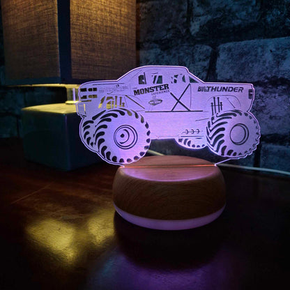 Big Thunder SkegVegas Monster Truck LED Lamp Night LightÂ  Night Light Stock Car & Banger Toy Tracks