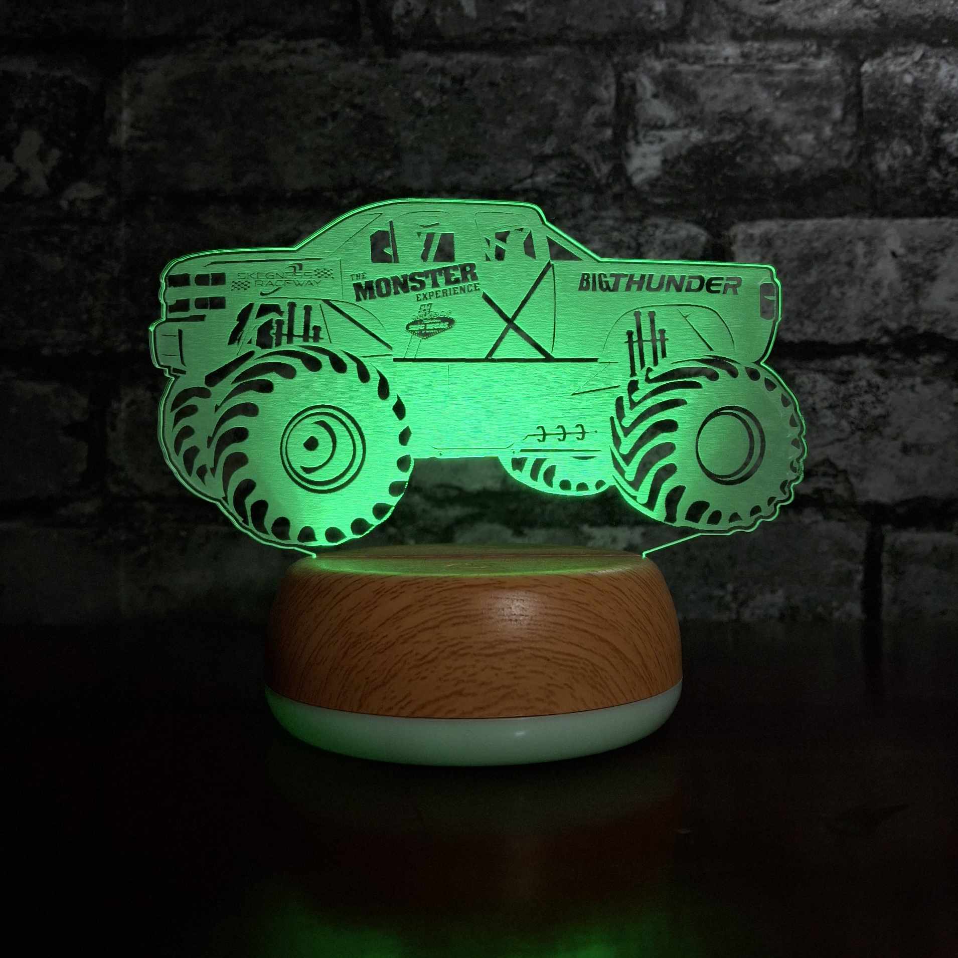 Big Thunder SkegVegas Monster Truck LED Lamp Night LightÂ  Night Light Stock Car & Banger Toy Tracks