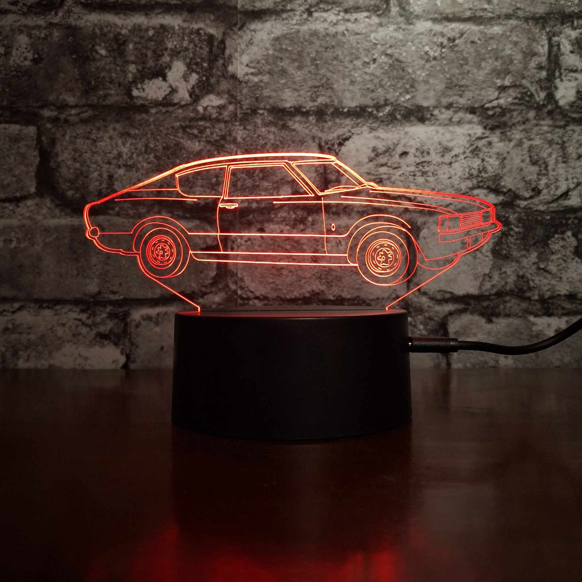 1975 Granada Coupe LED Lamp Night Light - Stock Car & Banger Toy TracksÂ -Â  Night Light
