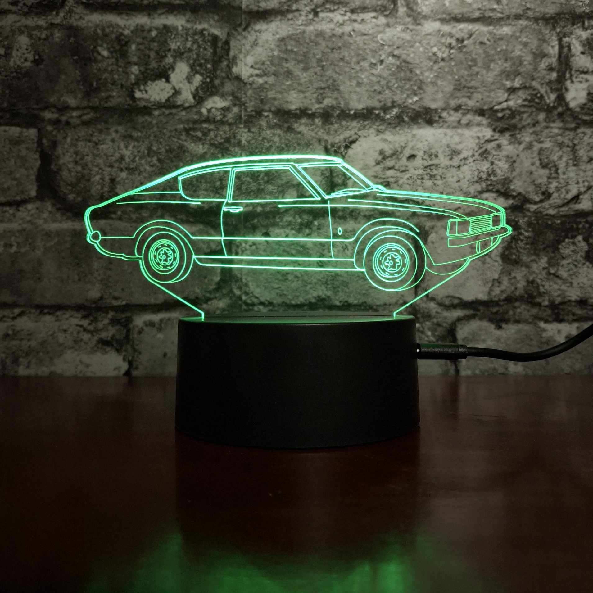 1975 Granada Coupe LED Lamp Night Light - Stock Car & Banger Toy TracksÂ -Â  Night Light