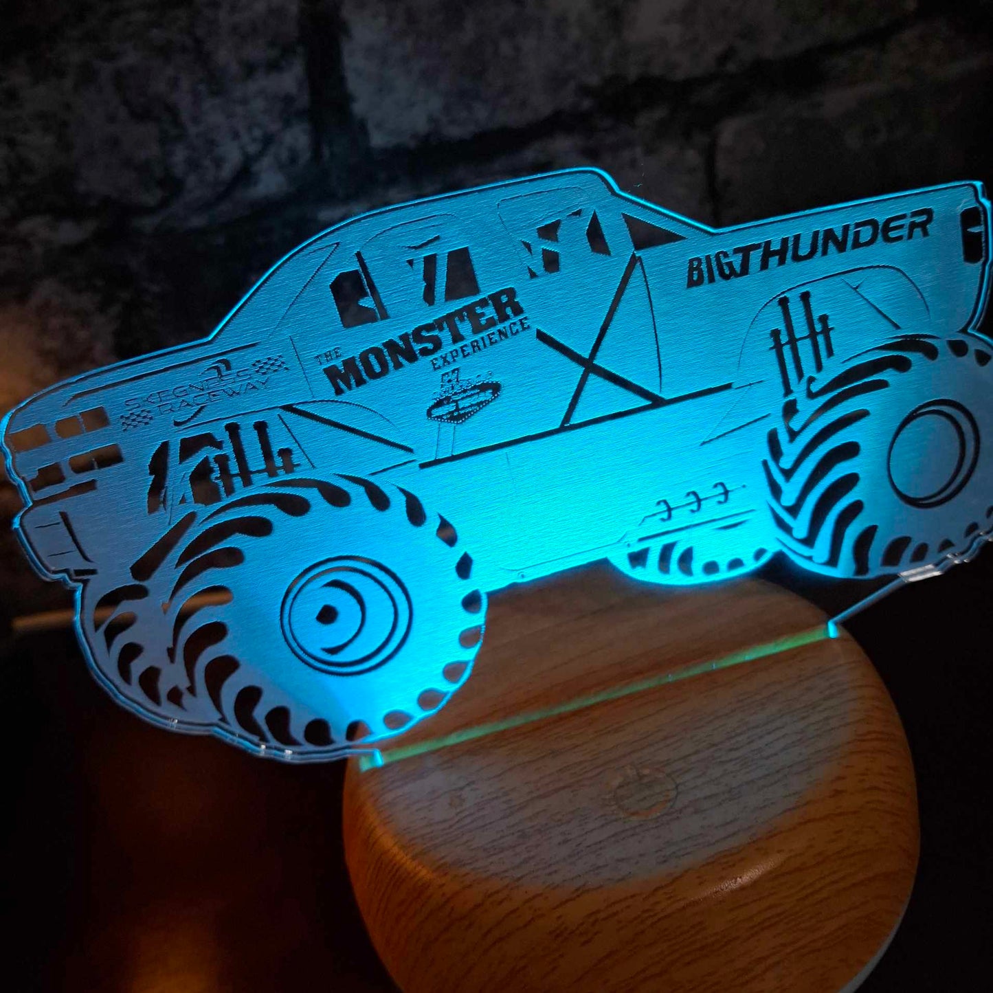 Big Thunder SkegVegas Monster Truck LED Lamp Night LightÂ  Night Light Stock Car & Banger Toy Tracks