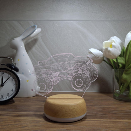 Avenger Monster Truck LED Lamp Night Light