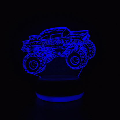 Avenger Monster Truck LED Lamp Night Light