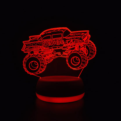 Avenger Monster Truck LED Lamp Night Light
