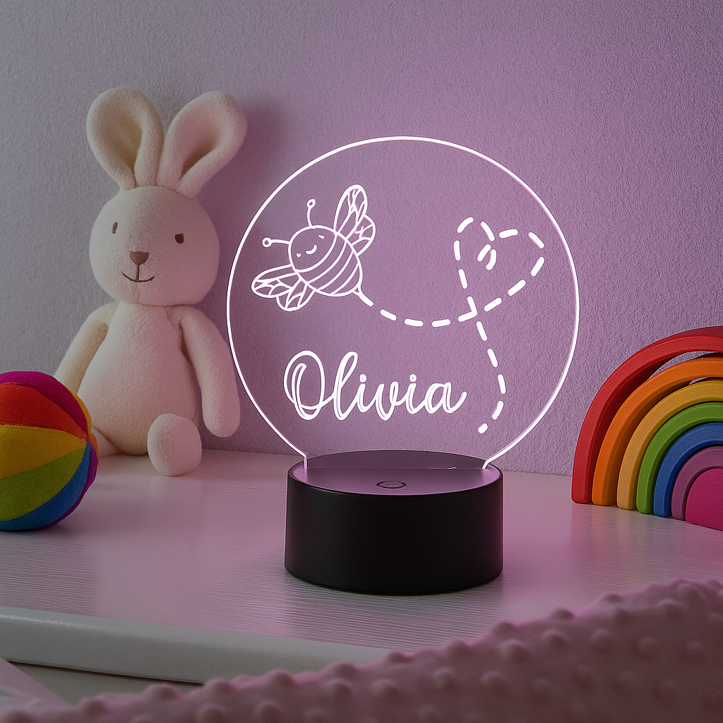 Bee with Personalised Name