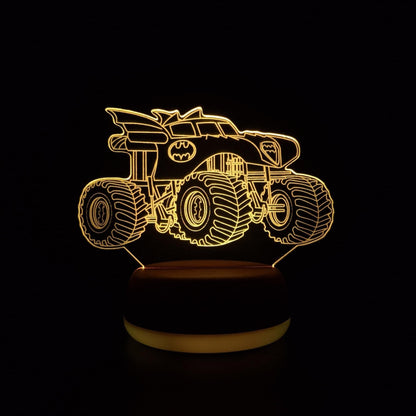 Batman Monster Truck LED Lamp Night Light