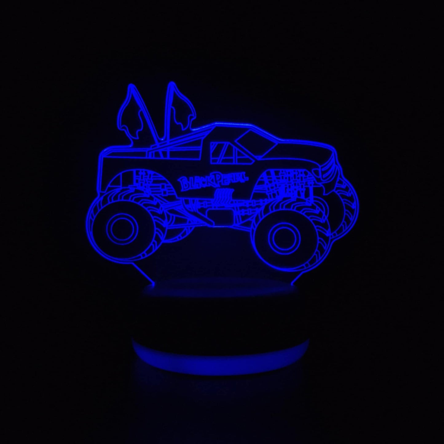 Black Pearl Monster Truck LED Lamp Night Light
