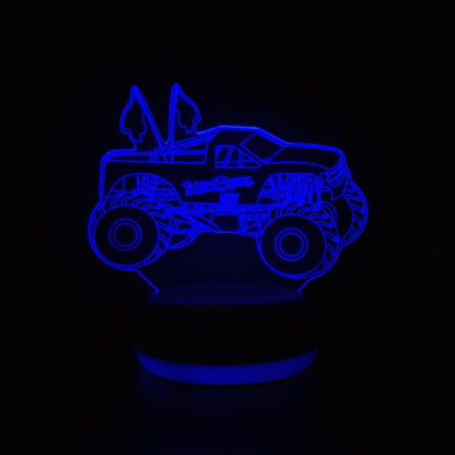 Black Pearl Monster Truck LED Lamp Night Light