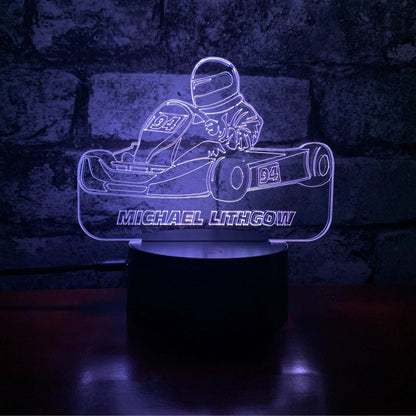 Go Kart LED Night LightÂ  Night Light Stock Car & Banger Toy Tracks