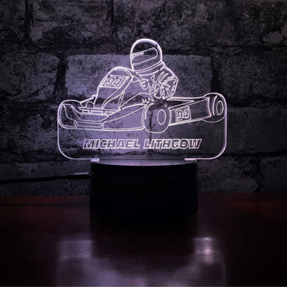 Go Kart LED Night LightÂ  Night Light Stock Car & Banger Toy Tracks