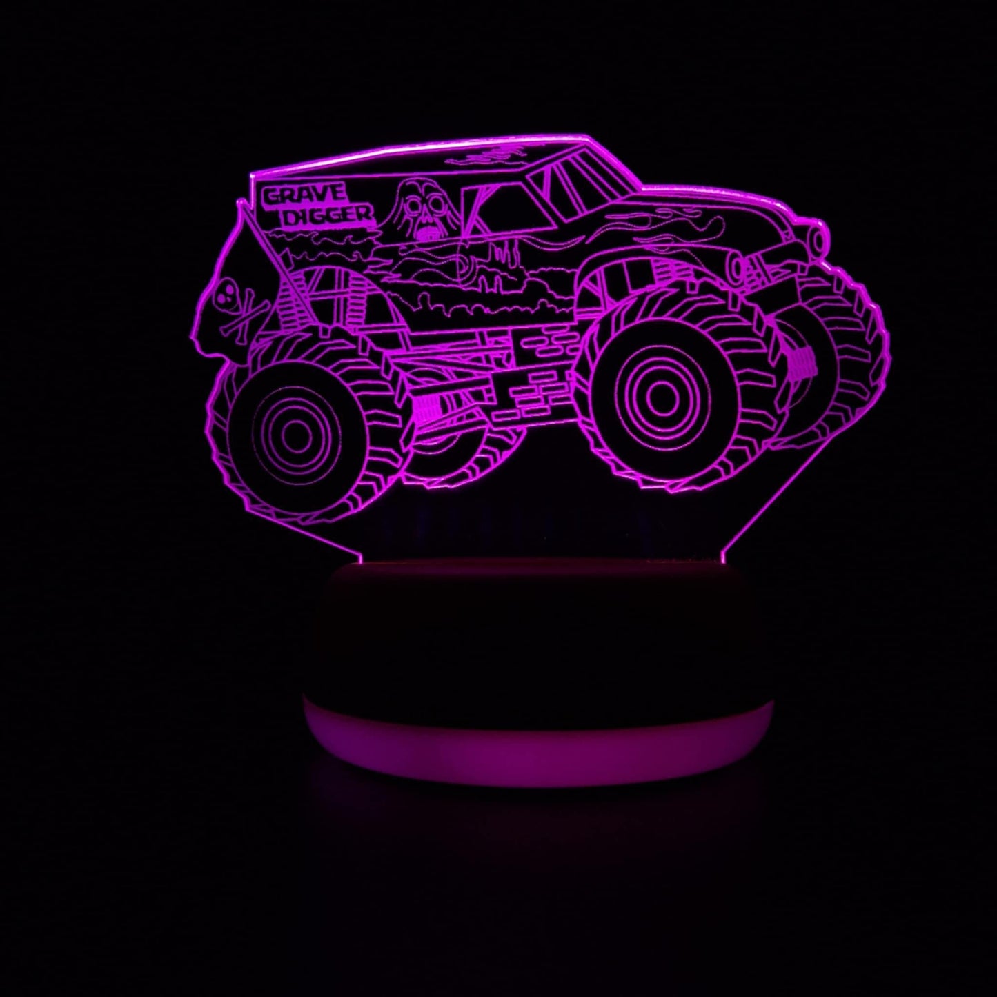 Grave Digger Monster Jam Truck LED Lamp Night Light