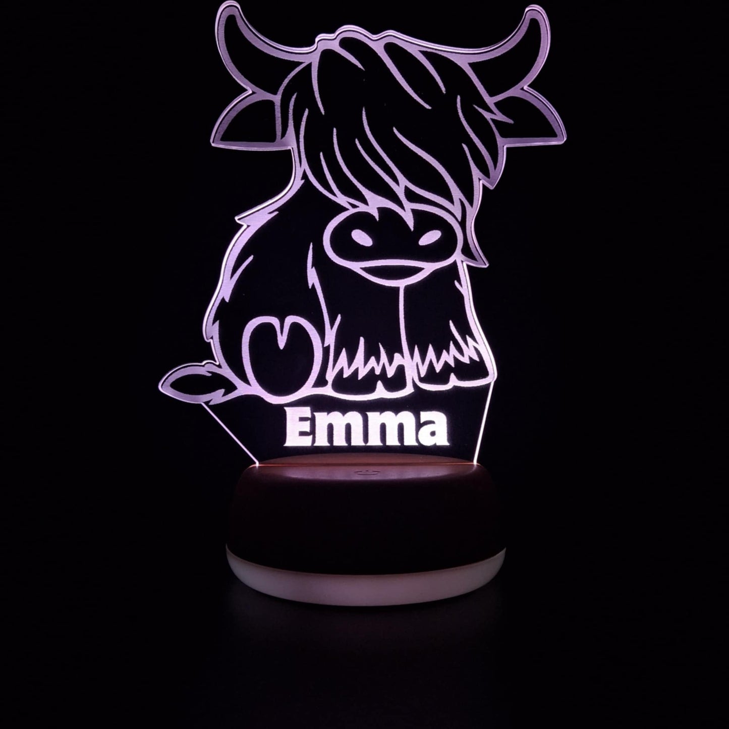 Highland Cow LED Night Light