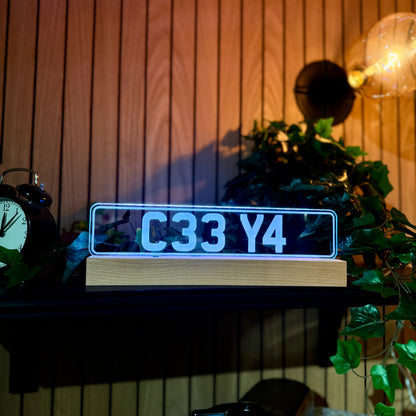 Custom Number Plate