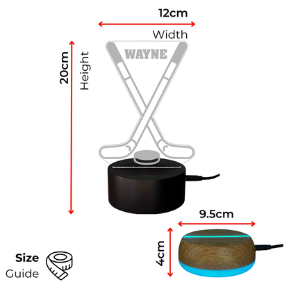 Ice Hockey LED Night Light