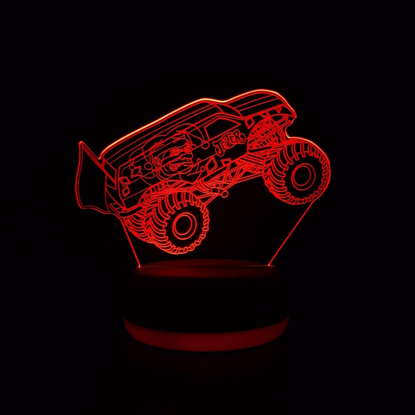 Jester Monster Truck LED Lamp Night Light