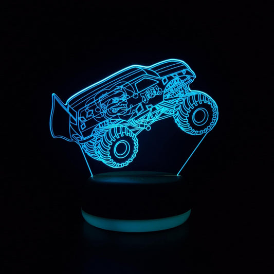Jester Monster Truck LED Lamp Night Light