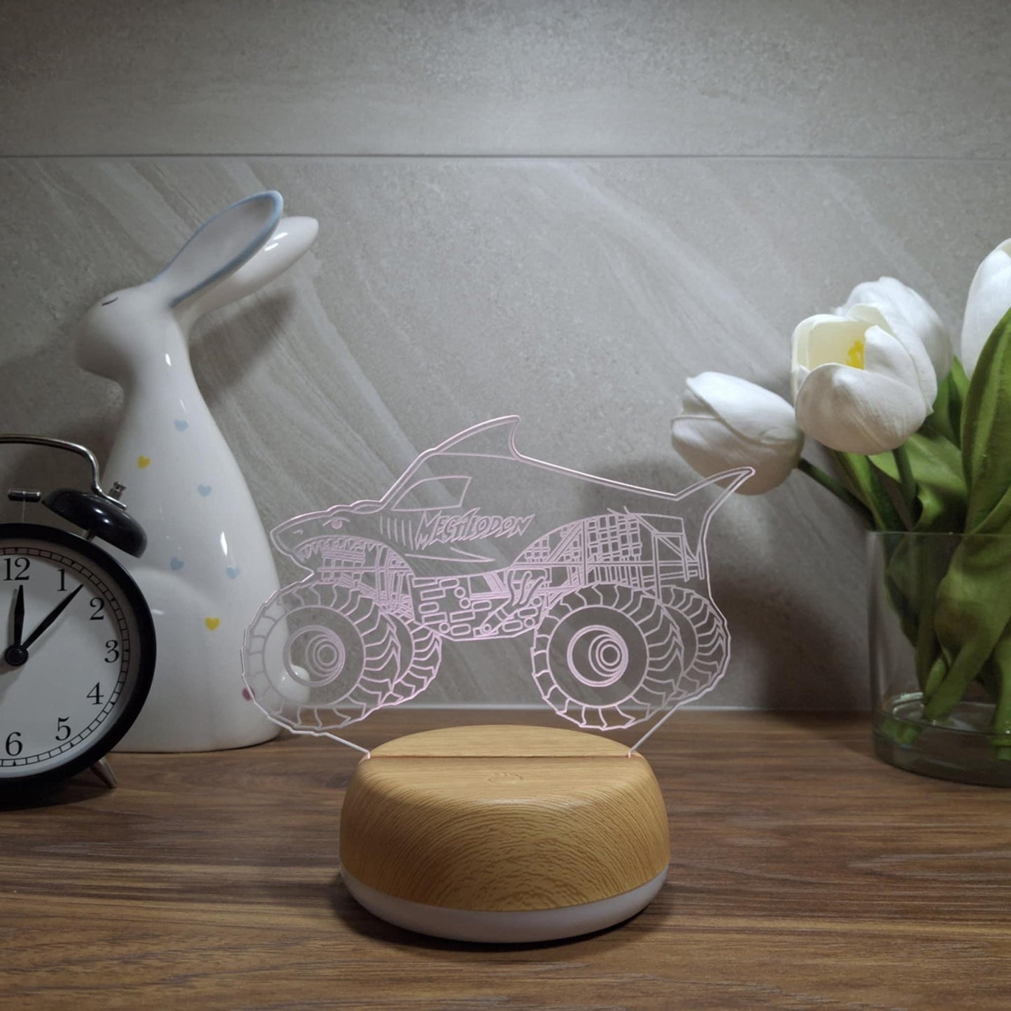 Megalodon Monster Truck LED Lamp Night Light