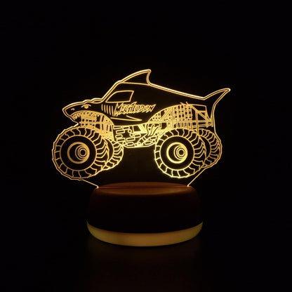 Megalodon Monster Truck LED Lamp Night Light