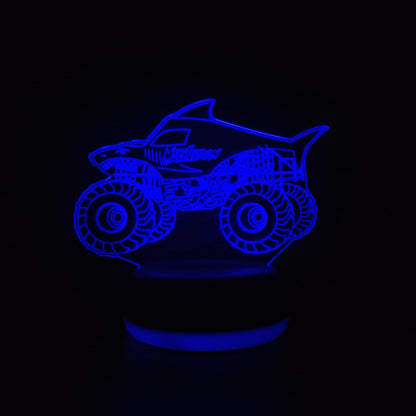 Megalodon Monster Truck LED Lamp Night Light