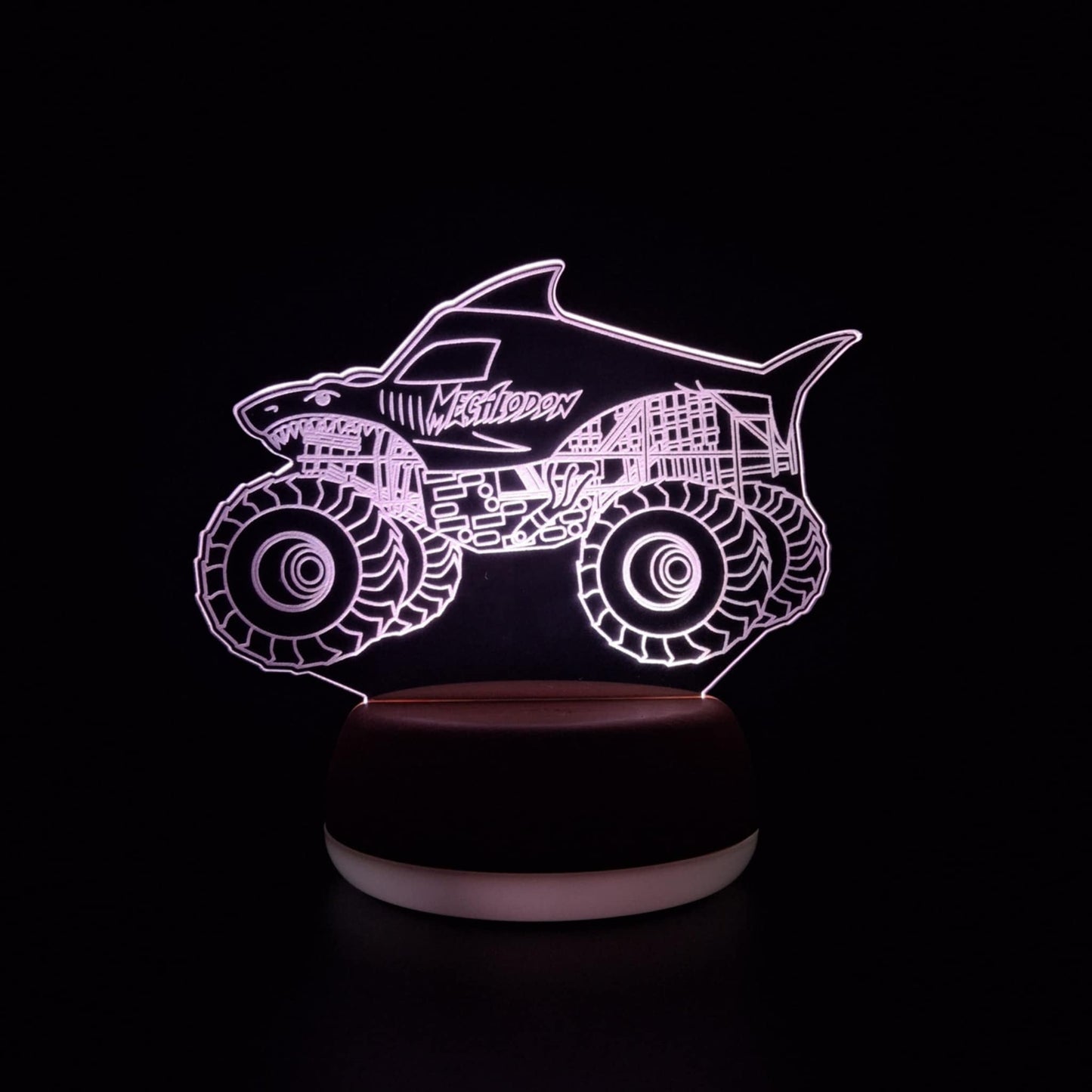 Megalodon Monster Truck LED Lamp Night Light