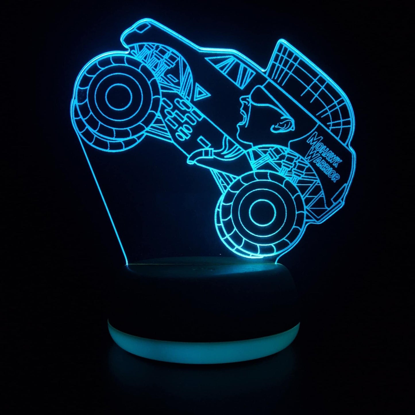 Mohawk Warrior Monster Truck LED Lamp Night Light