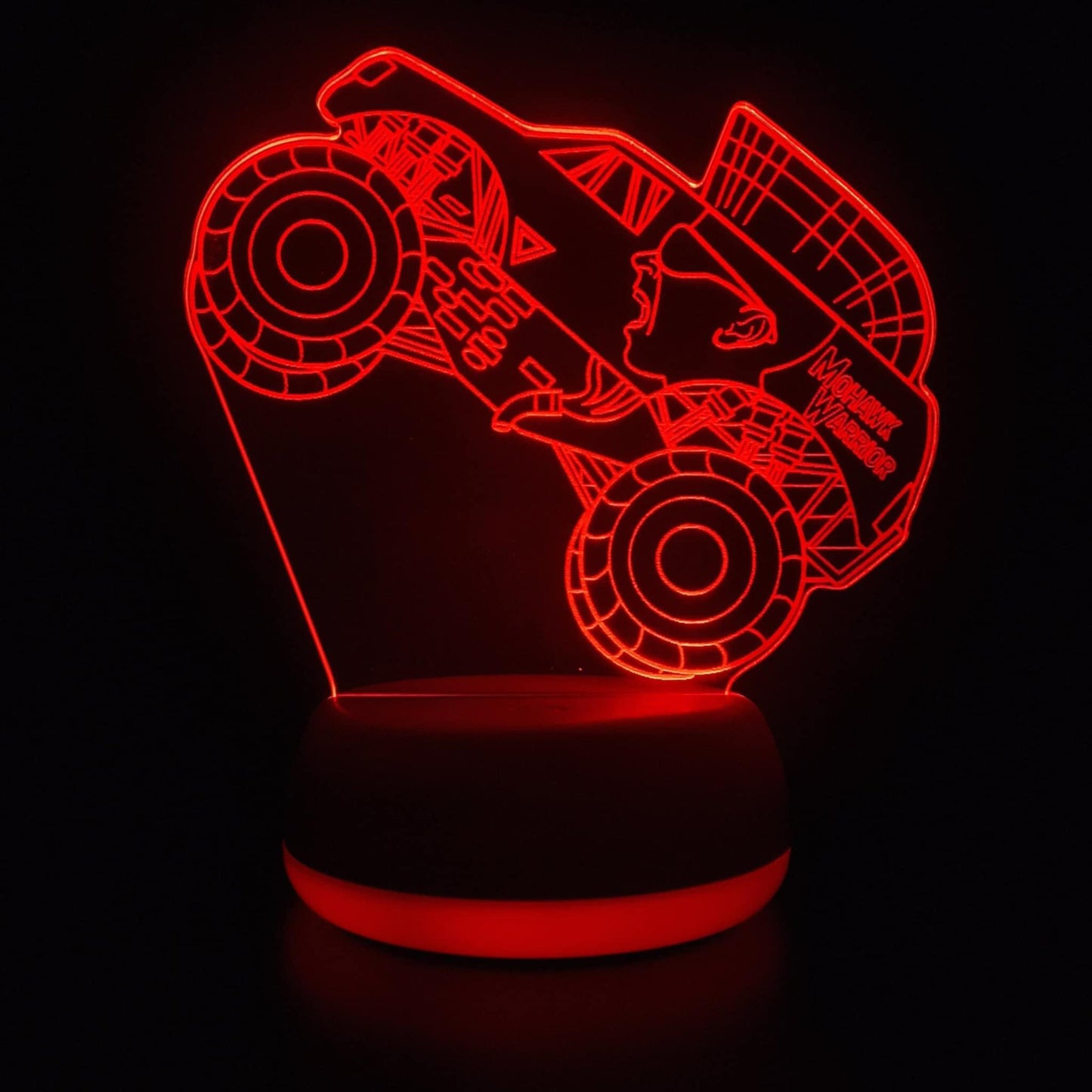 Mohawk Warrior Monster Truck LED Lamp Night Light