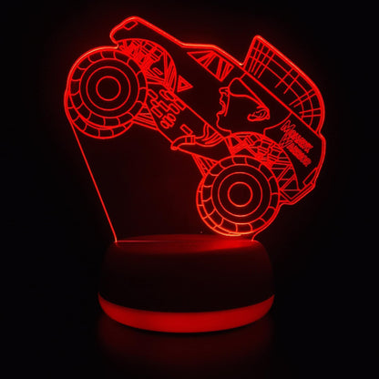 Mohawk Warrior Monster Truck LED Lamp Night Light