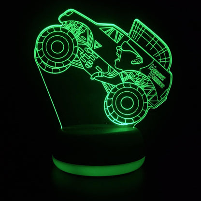 Mohawk Warrior Monster Truck LED Lamp Night Light