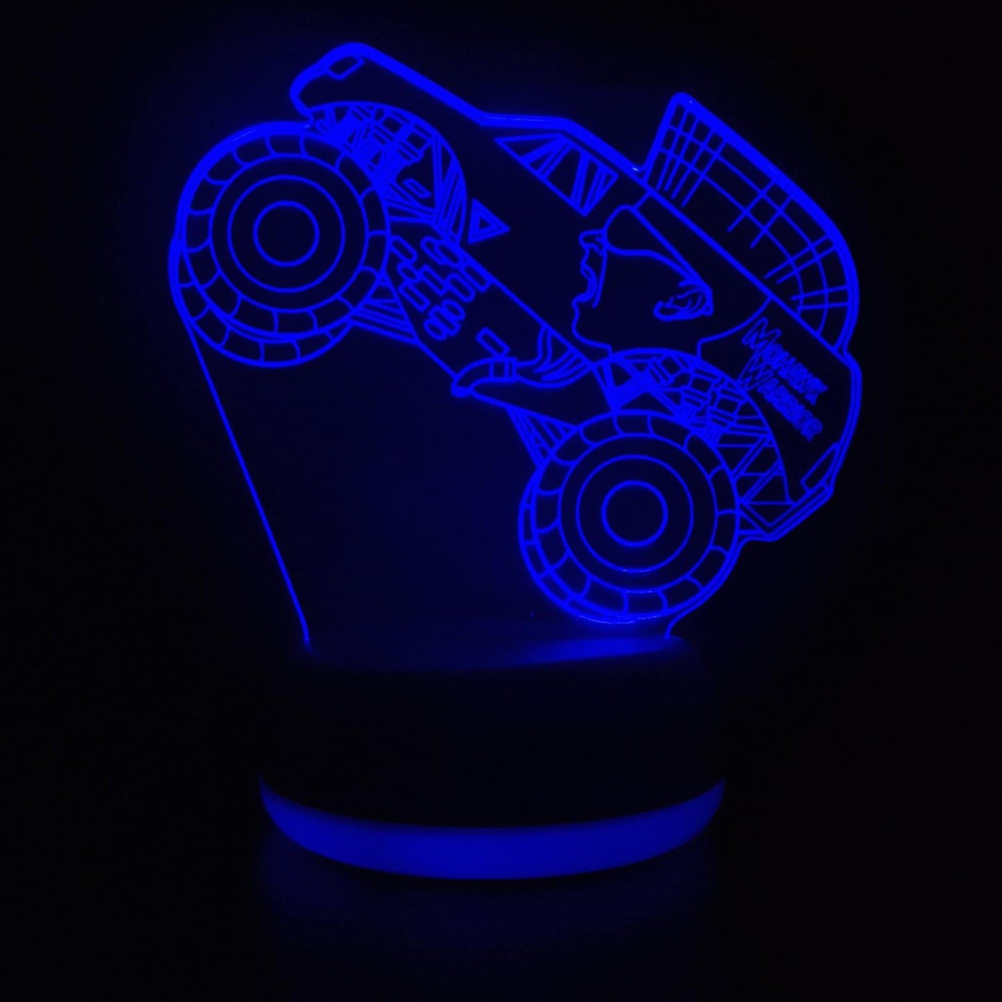 Mohawk Warrior Monster Truck LED Lamp Night Light