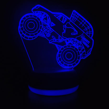 Mohawk Warrior Monster Truck LED Lamp Night Light