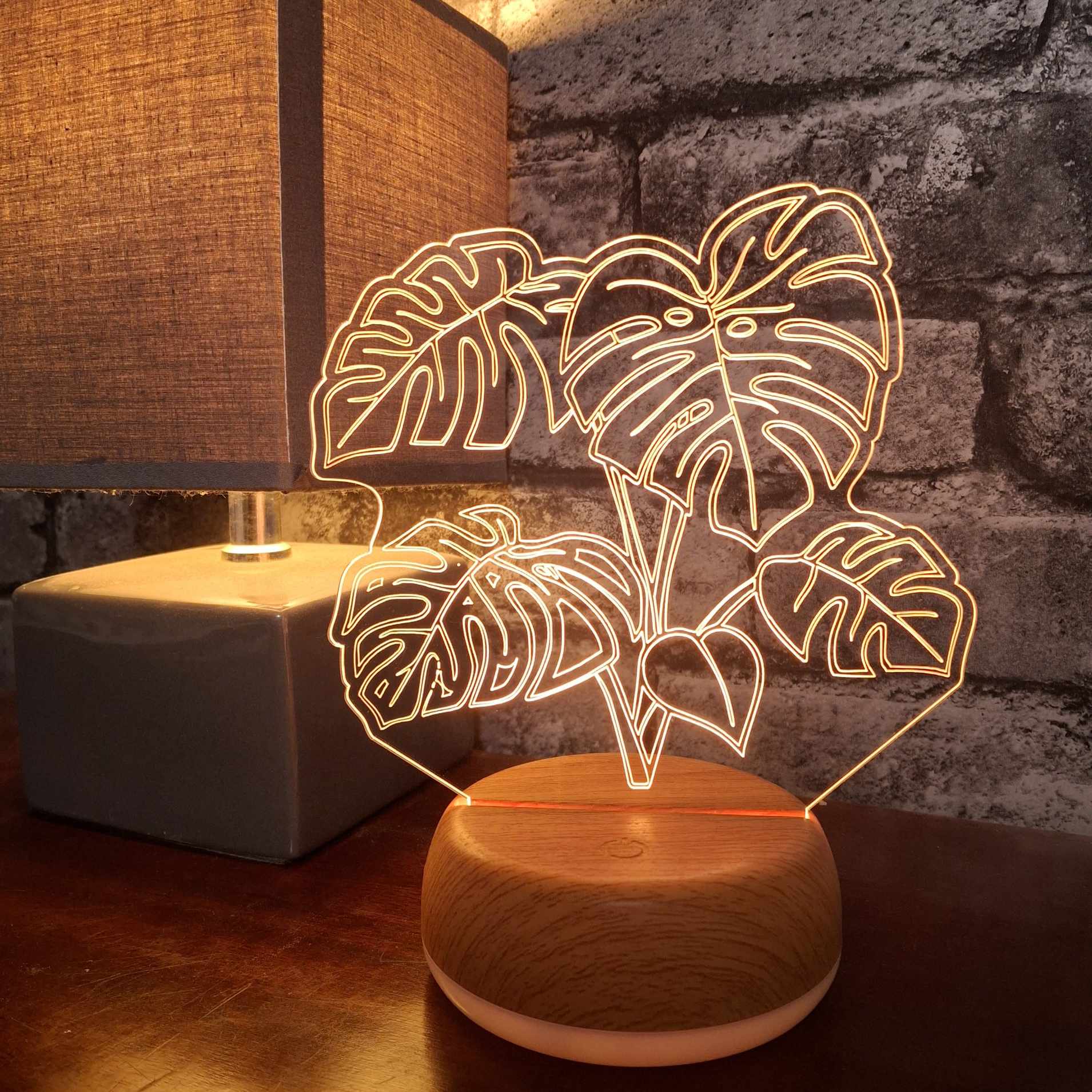 Monstera LED Lamp Night LightÂ  Night Light Stock Car & Banger Toy Tracks