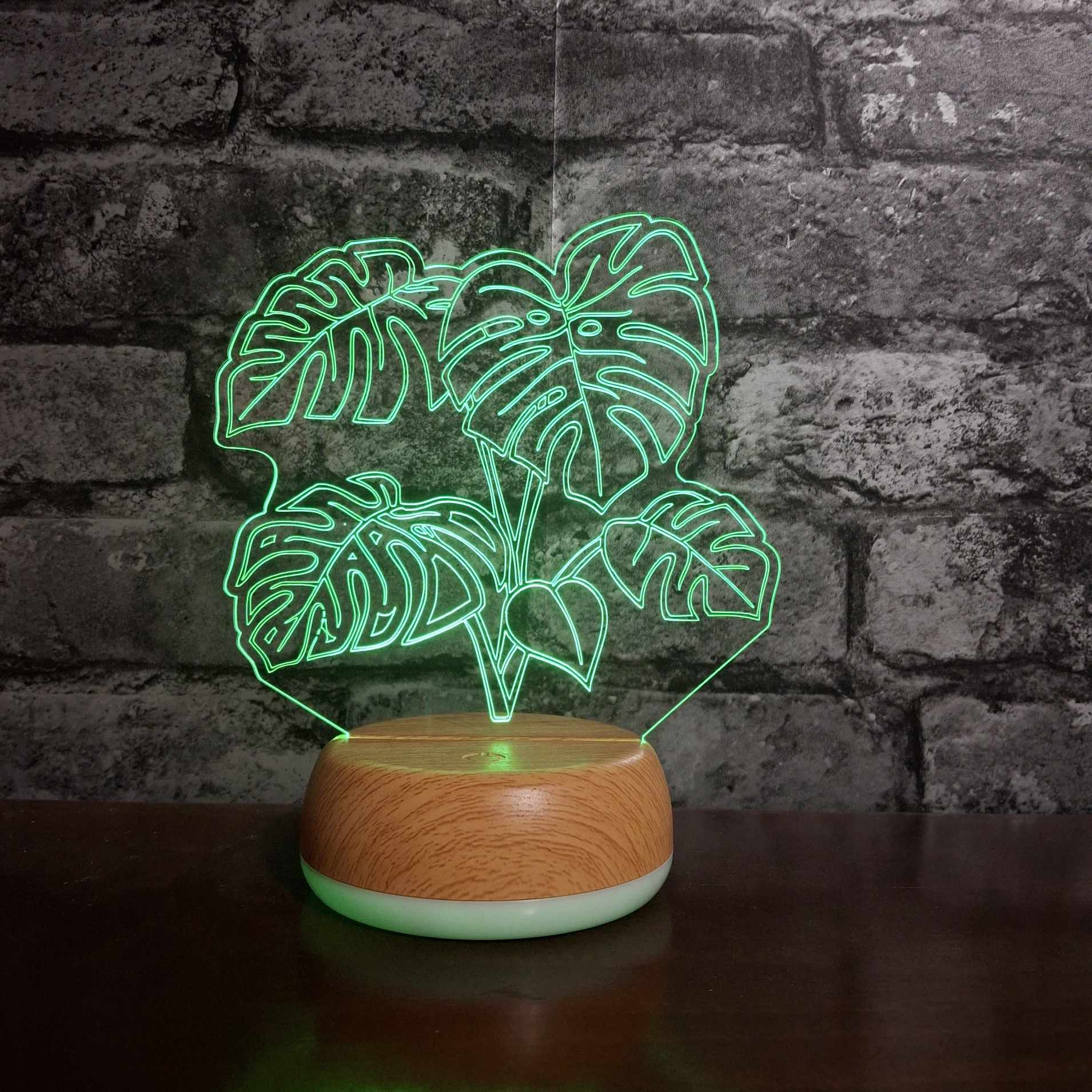 Monstera LED Lamp Night LightÂ  Night Light Stock Car & Banger Toy Tracks