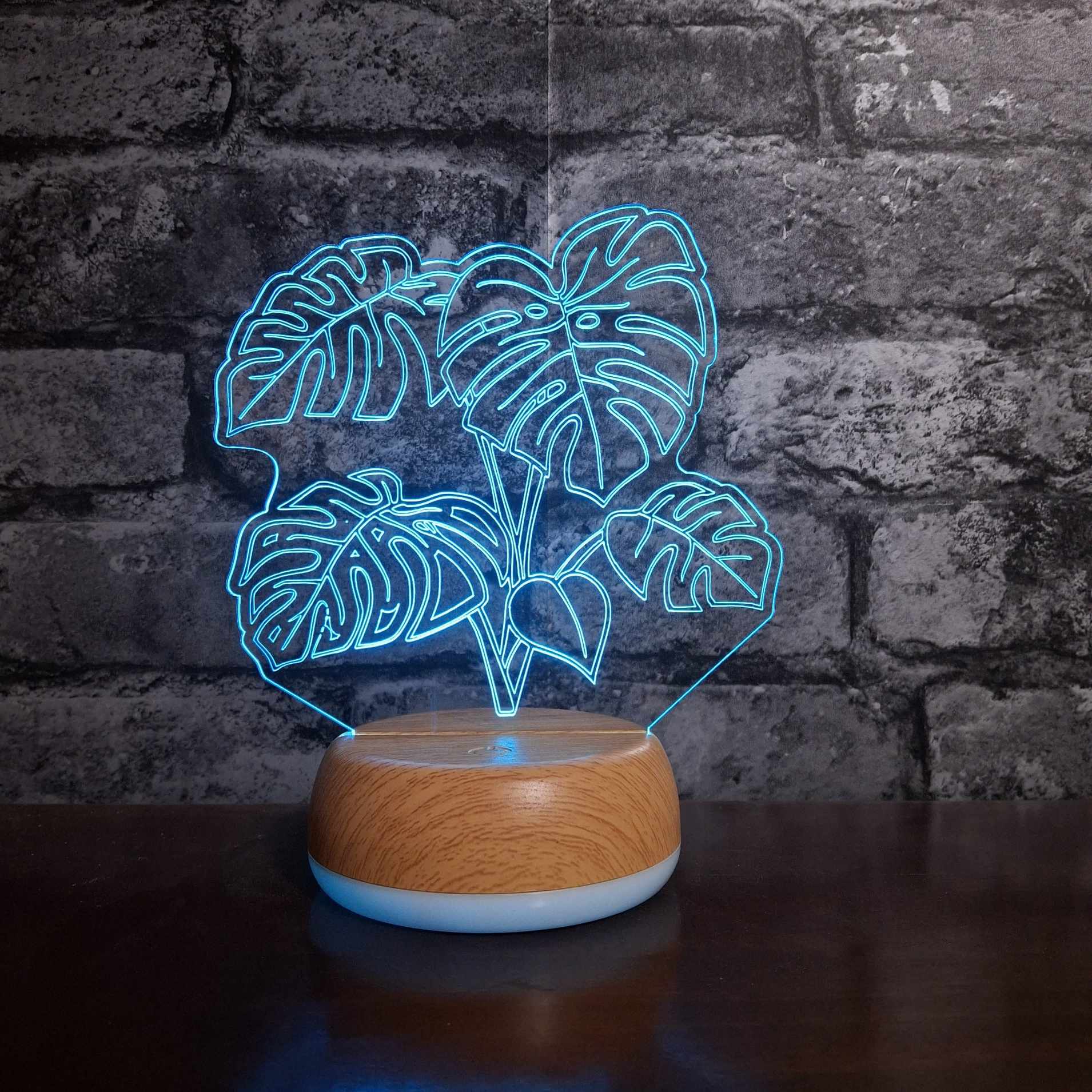 Monstera LED Lamp Night LightÂ  Night Light Stock Car & Banger Toy Tracks