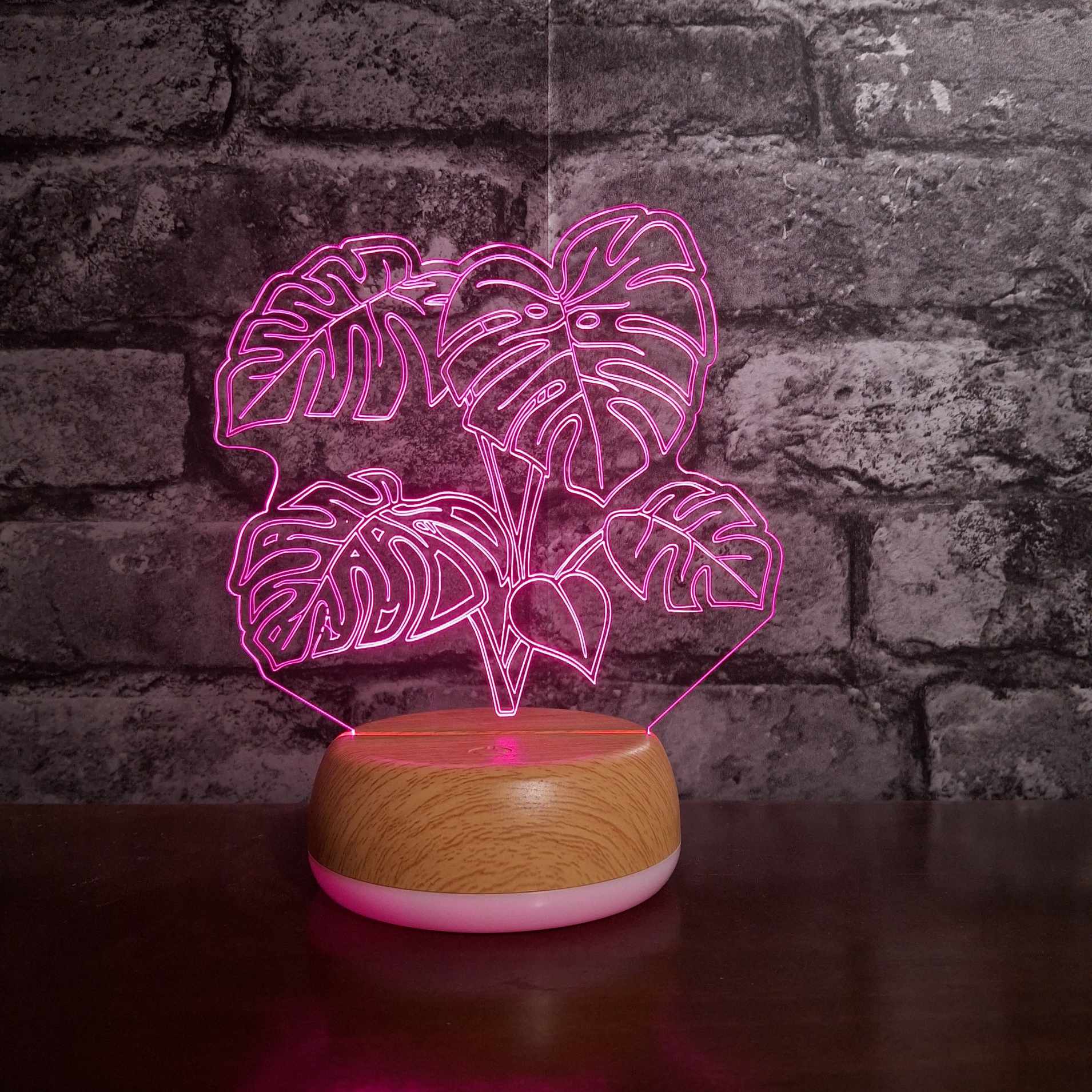 Monstera LED Lamp Night LightÂ  Night Light Stock Car & Banger Toy Tracks