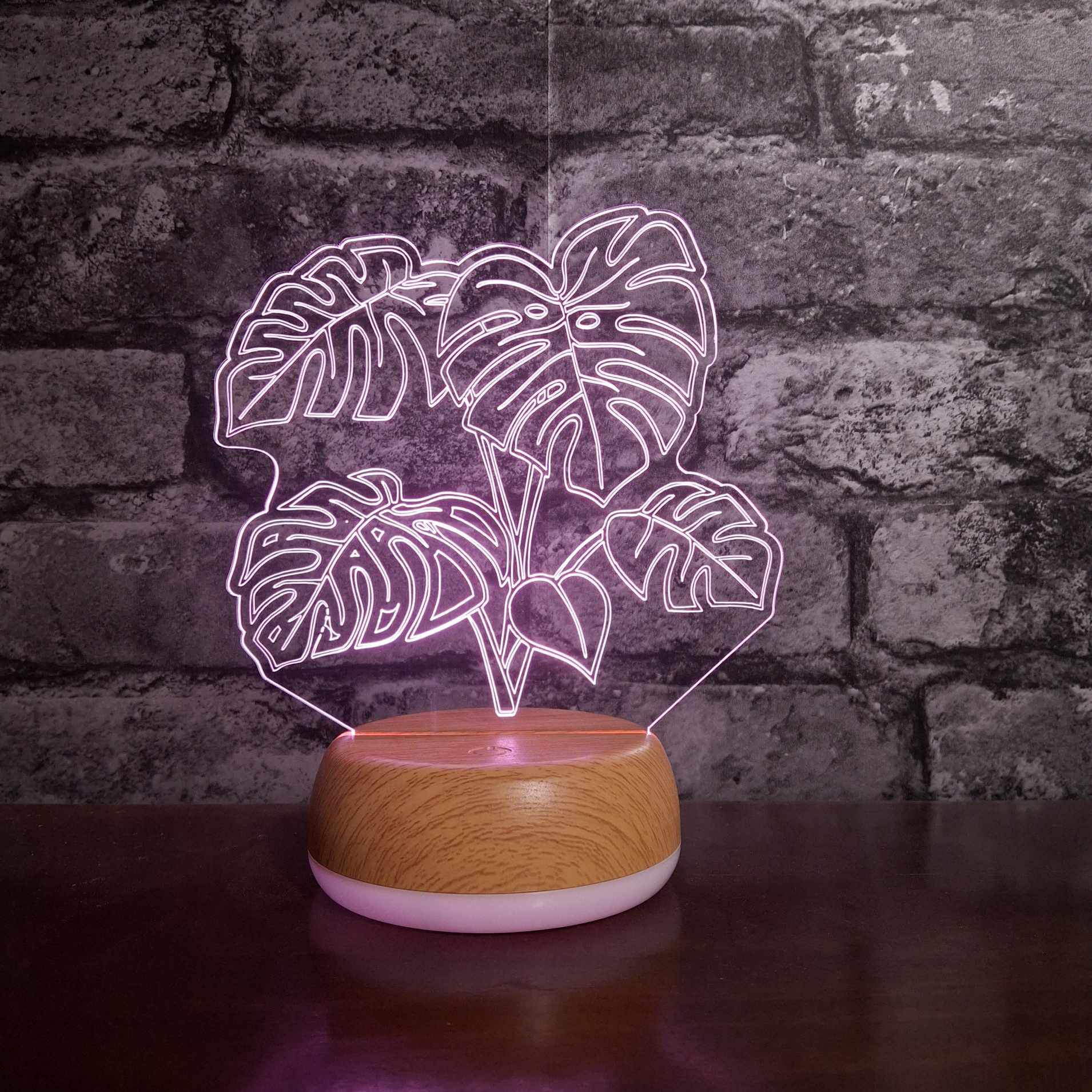 Monstera LED Lamp Night LightÂ  Night Light Stock Car & Banger Toy Tracks