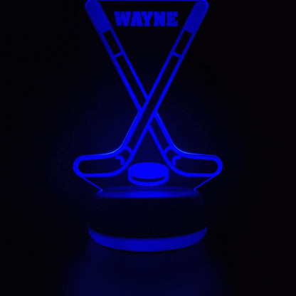 Ice Hockey LED Night Light