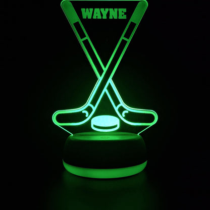 Ice Hockey LED Night Light
