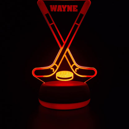 Ice Hockey LED Night Light