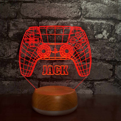 Personalised PlayStation Controller LED Lamp Night LightÂ  Night Light Stock Car & Banger Toy Tracks