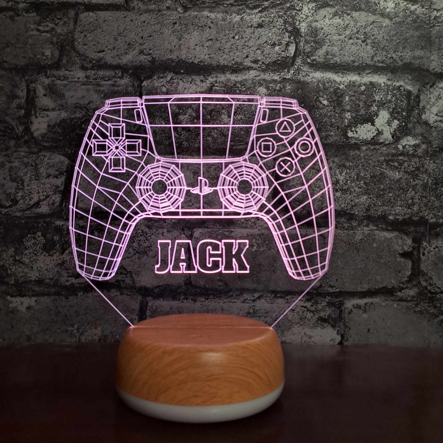 Personalised PlayStation Controller LED Lamp Night LightÂ  Night Light Stock Car & Banger Toy Tracks