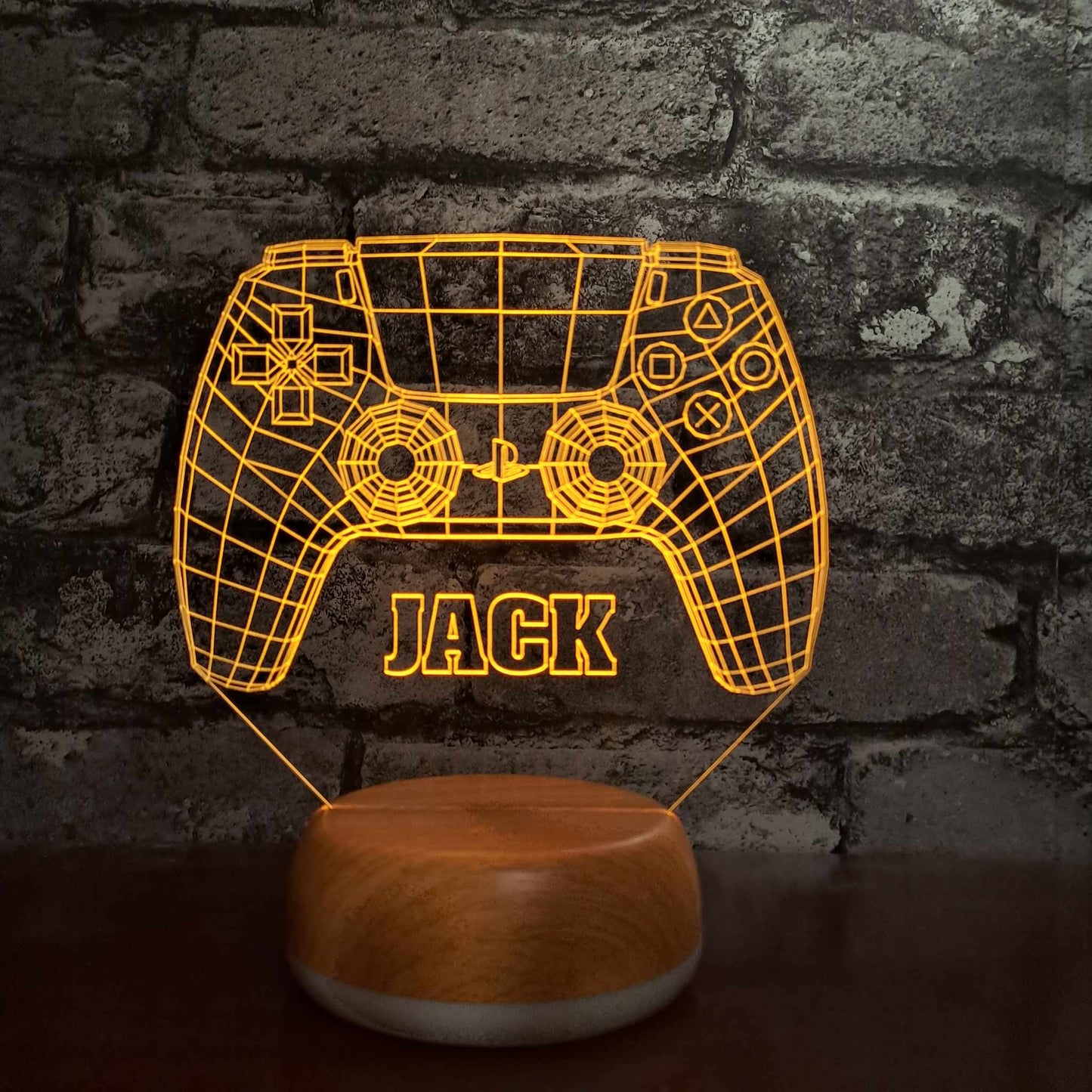 Personalised PlayStation Controller LED Lamp Night LightÂ  Night Light Stock Car & Banger Toy Tracks