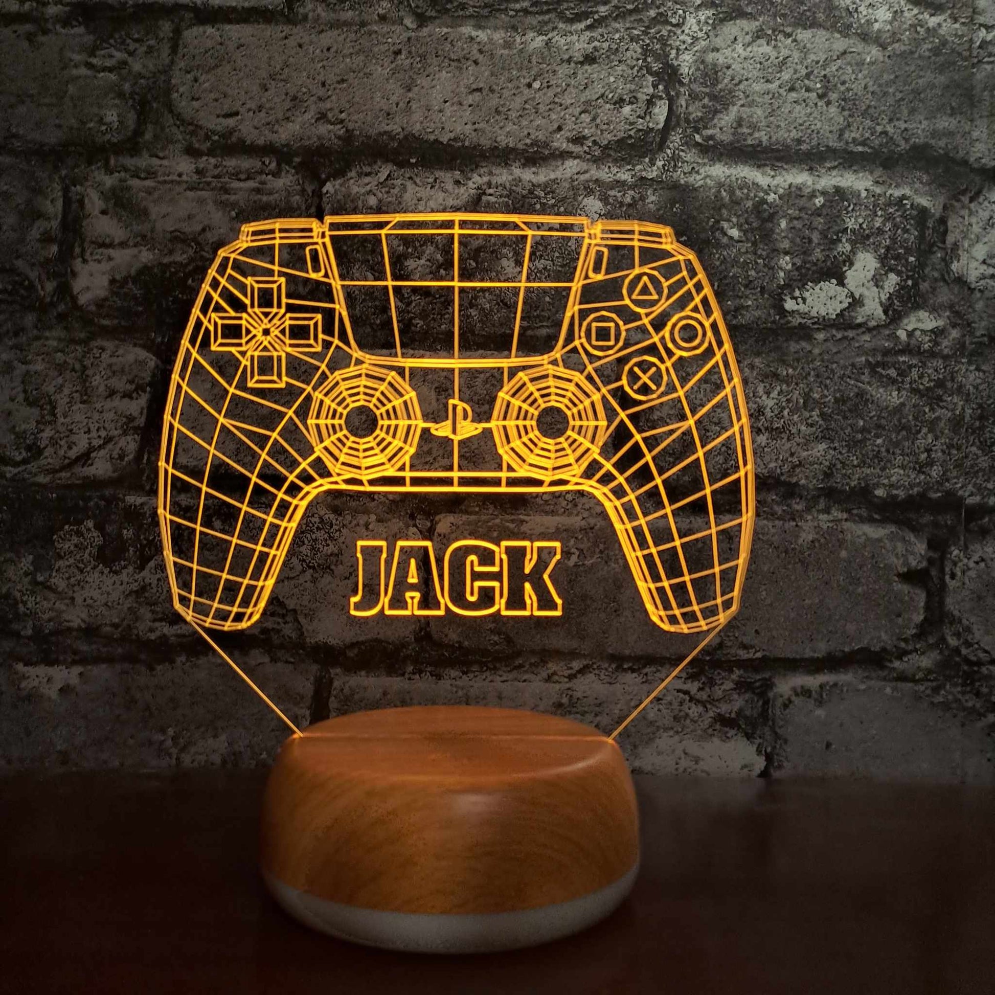 Personalised PlayStation Controller LED Lamp Night LightÂ  Night Light Stock Car & Banger Toy Tracks