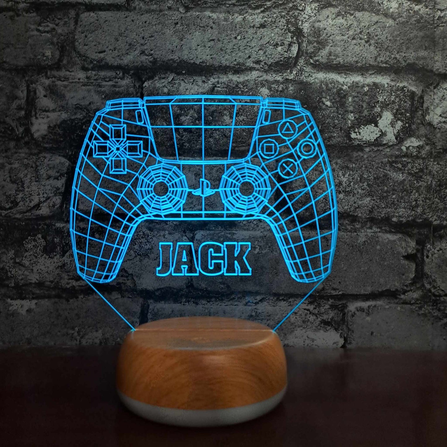 Personalised PlayStation Controller LED Lamp Night LightÂ  Night Light Stock Car & Banger Toy Tracks