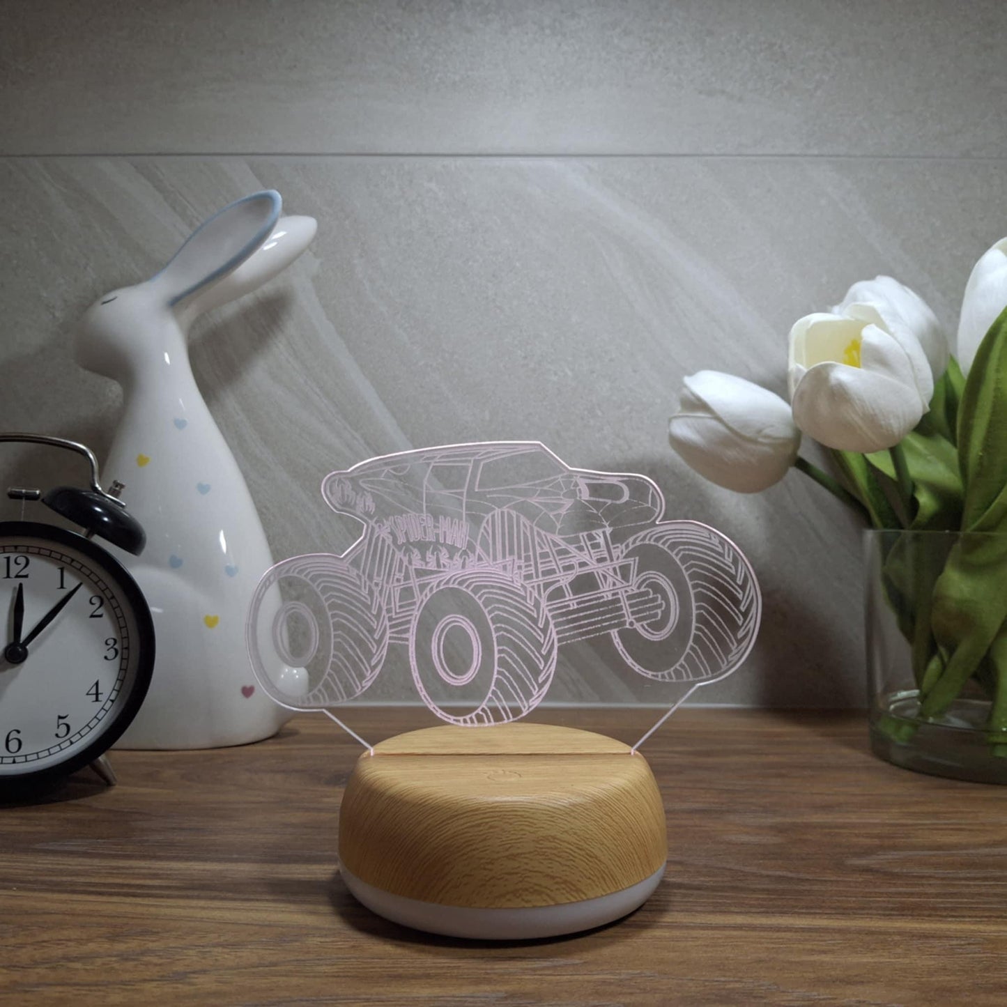 Spiderman Monster Truck LED Lamp Night Light