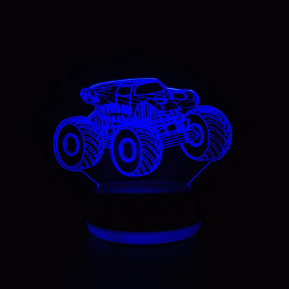 Spiderman Monster Truck LED Lamp Night Light
