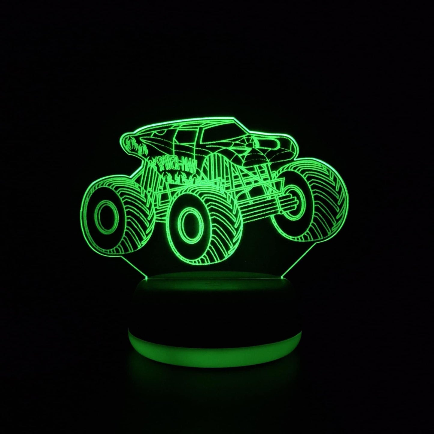 Spiderman Monster Truck LED Lamp Night Light